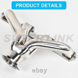 Pour collecteur d'échappement en acier inoxydable de course V8 Big Block Cadillac 472 500