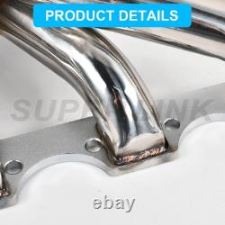 Pour collecteur d'échappement en acier inoxydable de course V8 Big Block Cadillac 472 500
