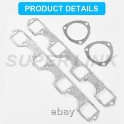 Pour collecteur d'échappement en acier inoxydable de course V8 Big Block Cadillac 472 500