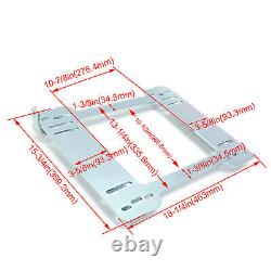 Pour sièges de course en acier inoxydable montants de rail de support pour BMW E36 COUPE M3 92-99