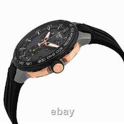 Prix de détail suggéré par le fabricant de 525 $ Montre chronographe Tissot T-Race pour hommes avec cadran noir T111.417.37.441.07