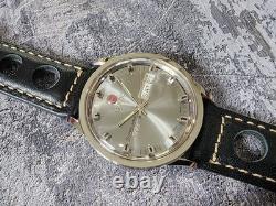 RADO STARLINER 999 AUTOMATIQUE EN ACIER INOXYDABLE VINTAGE Cadran Gris Bracelet de Course