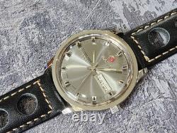 RADO STARLINER 999 AUTOMATIQUE EN ACIER INOXYDABLE VINTAGE Cadran Gris Bracelet de Course