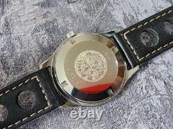 RADO STARLINER 999 AUTOMATIQUE EN ACIER INOXYDABLE VINTAGE Cadran Gris Bracelet de Course