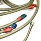 Raccords An En Acier Inoxydable, Lot De Durites De Carburant Tress&eacute;es En Inox, D&rsquo;occasion, Pour Course Vintage