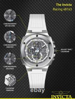 Racing Men 47 mm en acier inoxydable noir + cadran gris acier VD57 Quartz