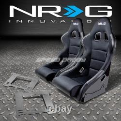 Sièges de course à fond profond Nrg Type-r + support en acier inoxydable pour VW Golf/GTI Mk3