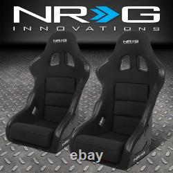 Sièges de course à fond profond Nrg Type-r + support en acier inoxydable pour VW Golf/GTI Mk3
