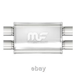 Silencieux Magnaflow Dual 2.25 Inlet/dual 2.25 Outlet Acier Inoxydable Naturel Ea