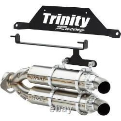 Silencieux Slip-On en Acier Inoxydable Trinity Racing pour Polaris TR4182S