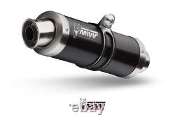 Silencieux d'échappement en acier inoxydable noir Racing MIVV Gp Suzuki Van Van 200 2016 -17