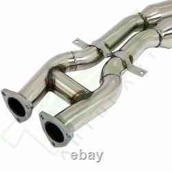 Stainless Racing Cat/catback Mid+down Pipe Exhaust System Pour 99-06 Bmw E46 M3