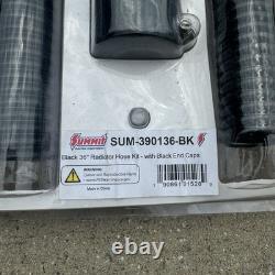 Summit Racing Durite de radiateur flexible en acier inoxydable SUM-390136-BK noire 36 neuve