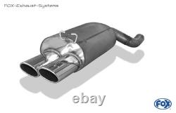 Système complet de course en acier inoxydable depuis le catalyseur Mercedes SL R129 2x115x85mm