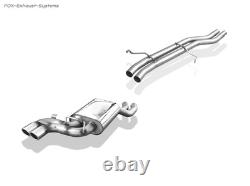 Système complet en acier inoxydable de course depuis le catalyseur Audi V8 D11 4.2l 2x70mm