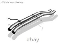 Système complet en acier inoxydable de course depuis le catalyseur Audi V8 D11 4.2l 2x70mm