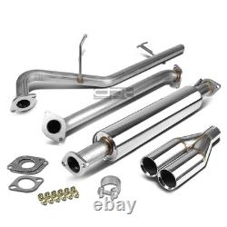 Système d'échappement Racing Catback en acier inoxydable avec double embout de silencieux pour Fit 06-11 Jb 2.5