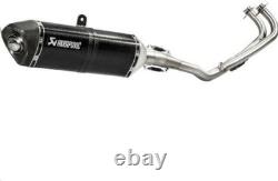 Système d'échappement Racing Line en acier inoxydable/fibre de carbone pour Yamaha TMax