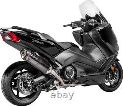 Système d'échappement Racing Line en acier inoxydable/fibre de carbone pour Yamaha TMax