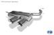 Syst&egrave;me D&rsquo;&eacute;chappement Cat-back De Course En Acier Inoxydable Central Pour Vw Golf 5 R32 2x100 Mm