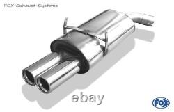Système d'échappement complet de course FOX en acier inoxydable pour BMW Série 3 E36 318is