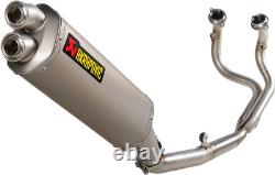 Système d'échappement de course en acier inoxydable Akrapovic S-H11R1-WT/2