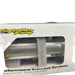 Système d’échappement double complet M-7 en canister en aluminium TWO BROTHER RACING en acier inoxydable