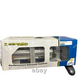 Système d’échappement double complet M-7 en canister en aluminium TWO BROTHER RACING en acier inoxydable