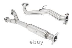 Système d'échappement intermédiaire en acier inoxydable Megan Racing s'adapte au Genesis Coupe 09-12 3.8L V6