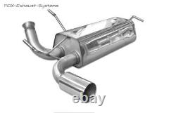 Système de course en acier inoxydable Cat Peugeot 206 RC 1x90mm bords vifs