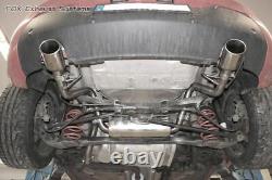 Système de course en acier inoxydable Opel Astra J Soda 1.6l Par 115x85mm Ovale Courbé