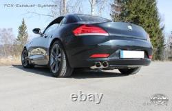 Système de course en acier inoxydable pour Cat BMW Z4 E89 Roadster 2x80mm à double paroi