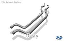 Système de course en acier inoxydable pour Cat BMW Z4 E89 Roadster 2x80mm à double paroi