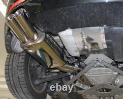 Système de course en acier inoxydable pour Cat BMW Z4 E89 Roadster 2x80mm à double paroi