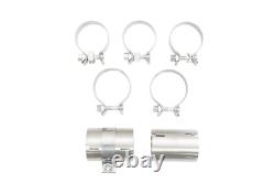Tube intermédiaire Cut-N-Clamp en acier inoxydable Megan Racing pour BMW M3 G80 2021+