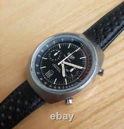 Vintage 1970's Heuer Montreal Cal. 12 Automatic Racing Chronograph Watch