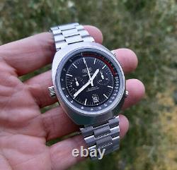 Vintage 1970's Heuer Montreal Cal. 12 Automatic Racing Chronograph Watch Nsa