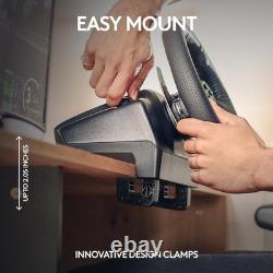 Volant de Course en Acier Inoxydable avec Retour de Force pour une Expérience de Jeu Ultime